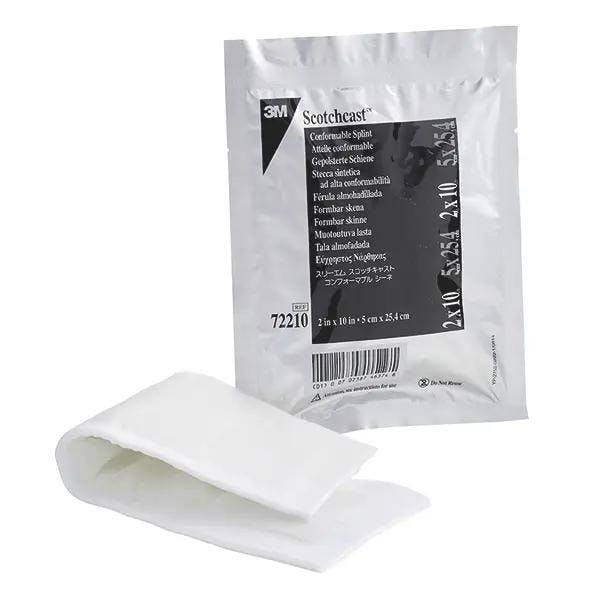 Scotchcast Conformable Splint - Fertig gepolsterte Schiene, 10 Stück, einzeln verpackt Produktbild
