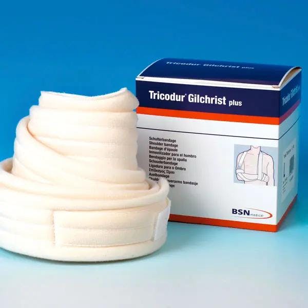 Tricodur Gilchrist Plus - Bandage zur Fixierung für Schulter/Oberarm (offene Konstruktion) Produktbild