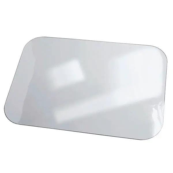 Liegen-Fußauflage Transparent aus PVC -  Maße 600x400x2mm, Hygienisch und Pflegeleicht Produktbild Web Groß Detailbild 1 L