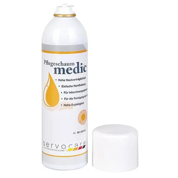Reinigungs- und Pflegeschaum für die milde Reinigung der Haut in der 500ml Spraydose Produktbild