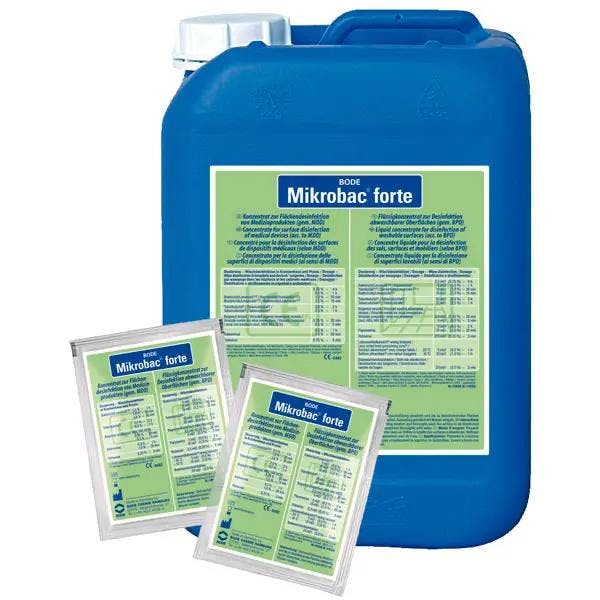 Mikrobac Forte - Aldehydfreier Flächen-Desinfektionsreiniger mit Schutzfaktor Produktbild Print Hauptbild L