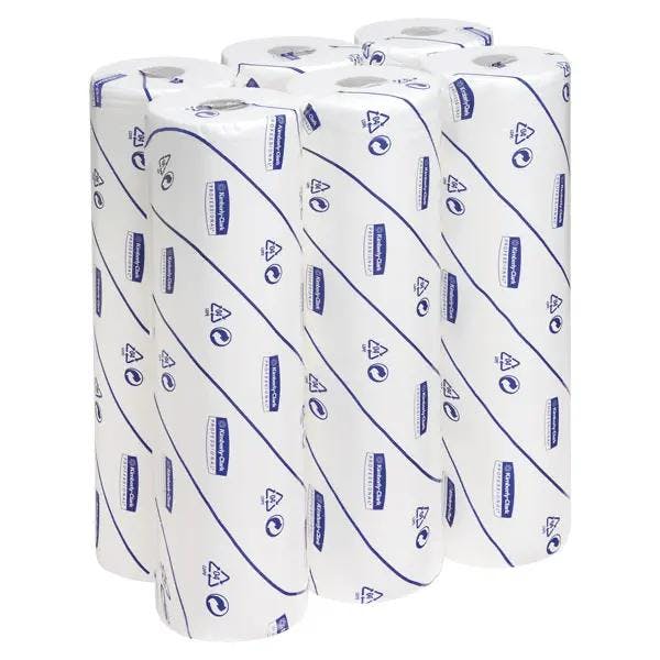 6 Rollen ULTRA Ärzterollen - 3-lagiges weiches Tissue, 100% Recyclingmaterial Produktbild Web Groß Detailbild 2 L