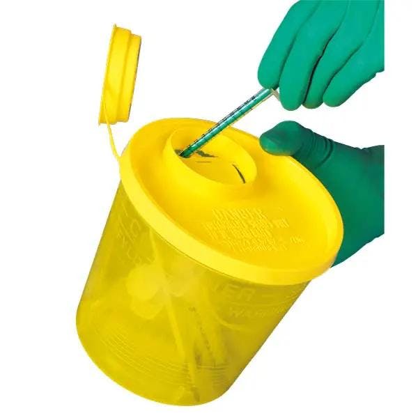 Sicherheitscontainer für Spritzen und Kanülen - Verschiedene Größen / Durchstichfest Produktbild Web Groß Detailbild 4 L