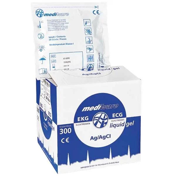 EKG Schaumstoff-Elektroden - Mit Ag/AgCl Sensor und Liquid Gel Produktbild Web Groß Detailbild 1 L