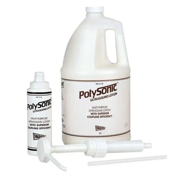 Polysonic Ultraschall-Lotion - Hervorragende Übertragung und gleichzeitige Körperpflege Produktbild