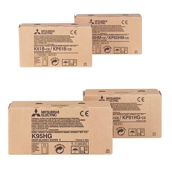 Mitsubishi Original Schwarz-Weiß Papiere Produktbild