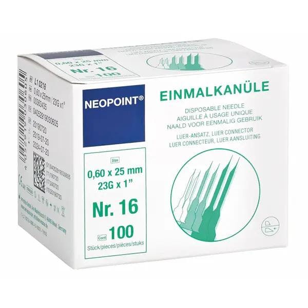 Neopoint Einmalkanülen - Einzeln steril verpackt Produktbild Web Groß Detailbild 2 L