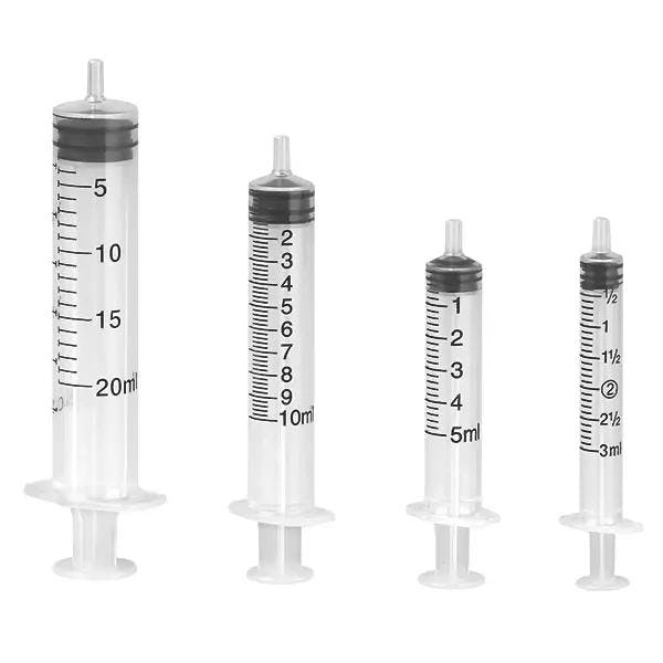 Einmalspritzen mit zentriertem Ansatz - 3-teilig mit Lueransatz Produktbild