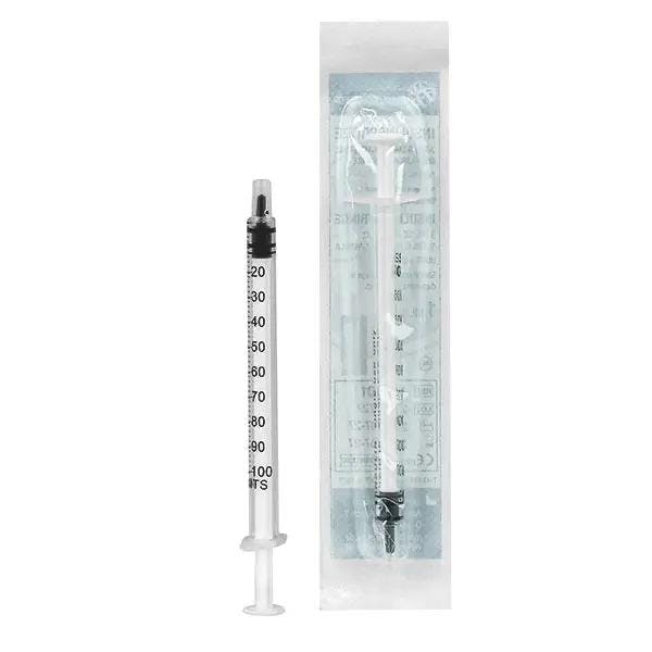 Insulinspritzen 1 ml / Teilung U 100 - Ohne Kanüle Produktbild