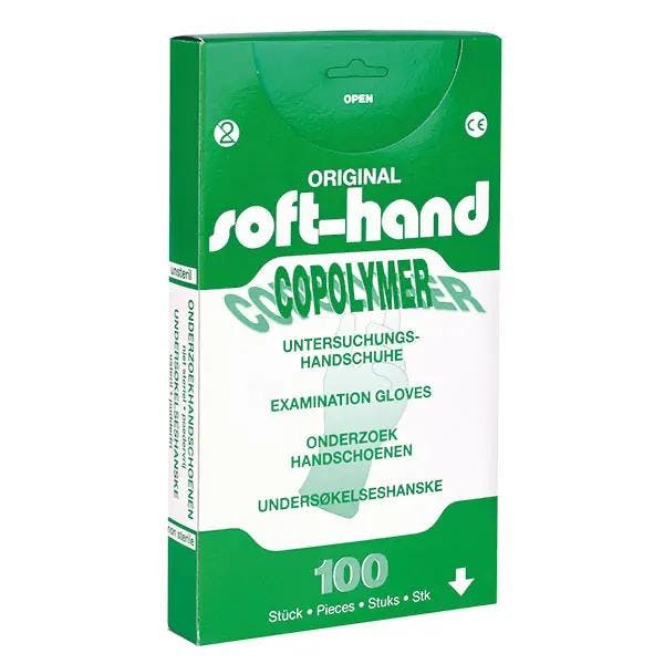 Soft-Hand Copolymer - Untersuchungshandschuhe, Unsteril - auf Papier gezogen Produktbild