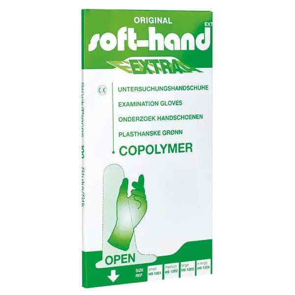 Soft-Hand Copolymer - Extra - Aus weicher, dehnbarer Folie, leicht grün getönt Produktbild