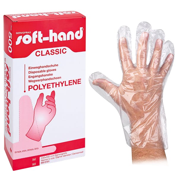 Soft-Hand Poly Classic - Einweghandschuhe Produktbild Web Groß Detailbild 3 L