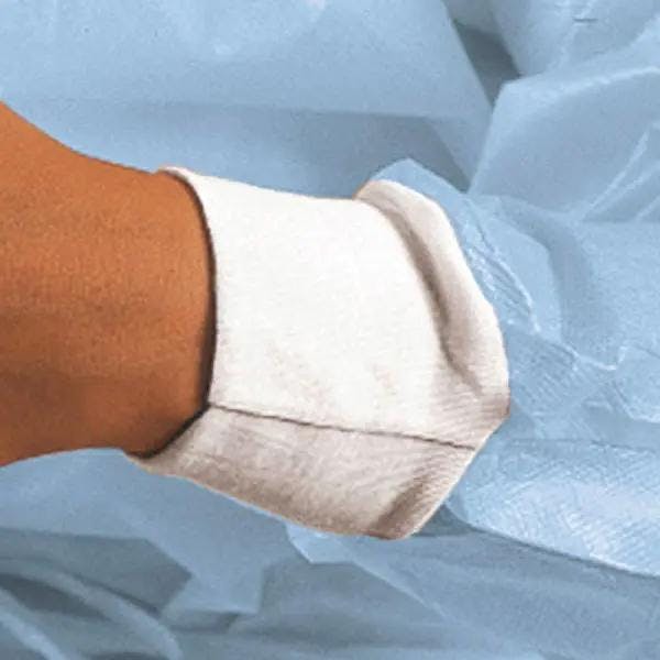 Besucher- /Arbeitskittel mit elastischem Ärmelbund - blau Produktbild