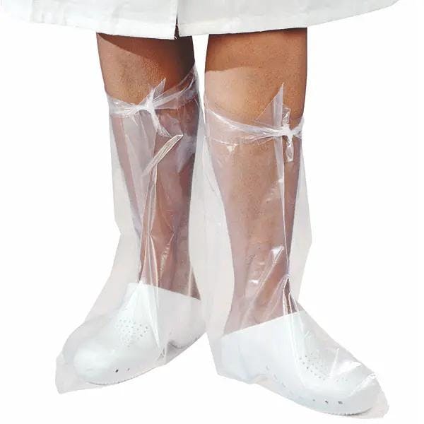 Überziehstiefel - Aus kräftiger, transparenter PE-Folie, mit Befestigungsbändern Produktbild Print Hauptbild L