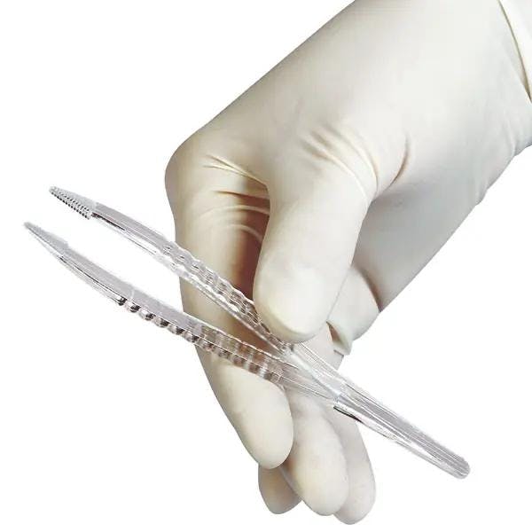 Einmalpinzetten - unsteril - Anatomische Form, zum sicheren Erfassen im med. Arbeitsfeld Produktbild