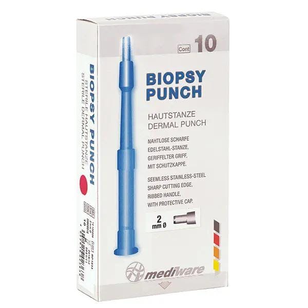 Biopsy Hautstanzen - Für schonende Gewebe- und Hautproben - Mit aufsetzbarer Schutzkappe Produktbild Web Groß Detailbild 2 L