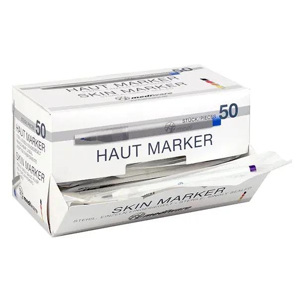Hautmarker / Skinmarker - Violette Schreibfarbe für gut sichtbare Markierungen, wasserfest Produktbild