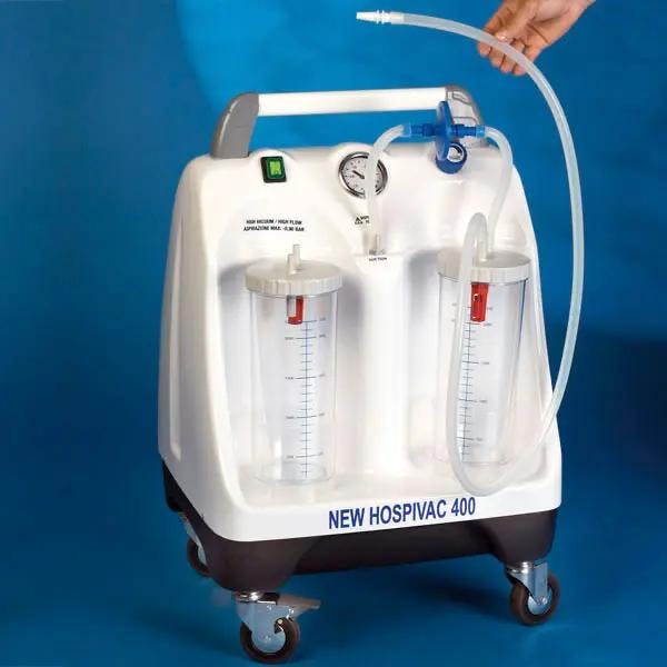 New Hospivac 400 Chirurgiesauger - Großes Chirurgie-Absauggerät mit 4 antistat. Rädern Produktbild