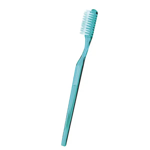 Einmal-Zahnbürsten mit oder ohne Zahnpulver - Einzeln hygienisch eingesiegelt Produktbild Web Groß Detailbild 4 L