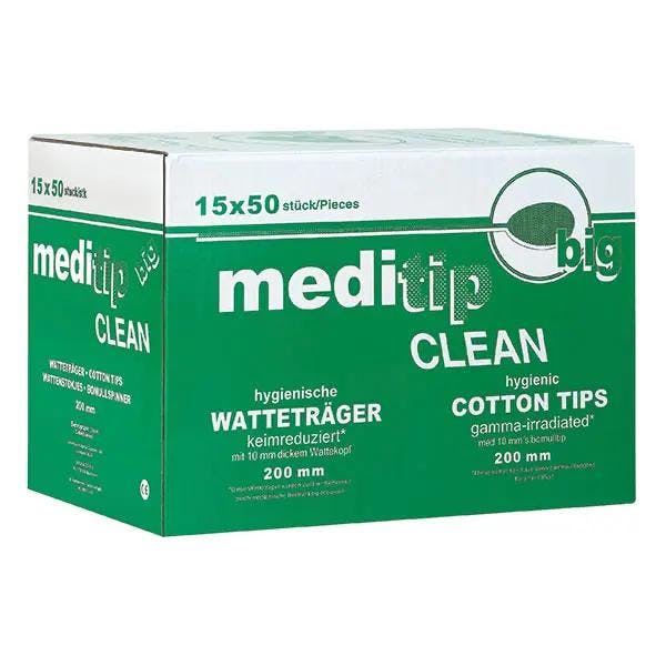 Hygienische Watteträger Big, keimreduziert - Ideal zum Tupfen, Säubern und Jodieren Produktbild Web Groß Detailbild 2 L
