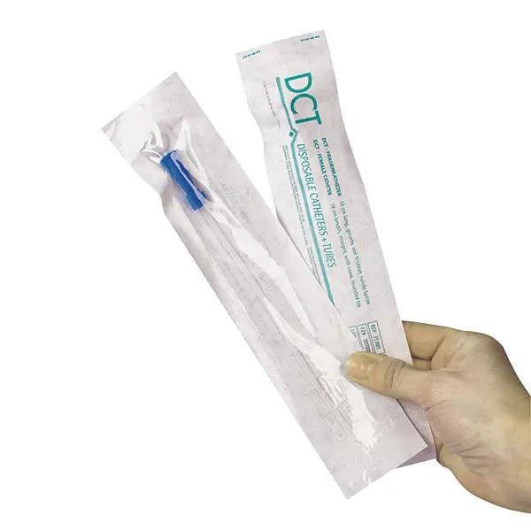 Frauenkatheter mit Trichter - Besonders weiche, satinierte Oberfläche - Länge 18 cm Produktbild Web Groß Detailbild 2 L