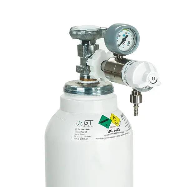 Druckminderer mit regelbarem Flow - Volumeter regelbar in 0-1-2-3-4-5-6-9-12-15 l - Stufen Produktbild