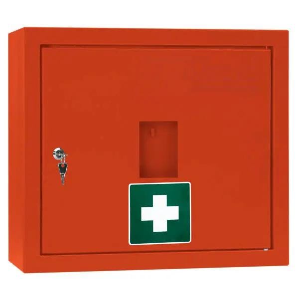 Lifeguard Verbandschrank Typ 1 - Ein fester Einlegeboden, Stahlblech mit Sicherheitsschloß Produktbild Web Groß Detailbild 1 L