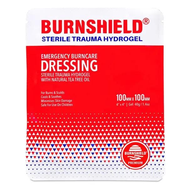 Burnshield Sterile Kompressen - Soforthilfe bei Verbrennungen, gelgetränkt Produktbild