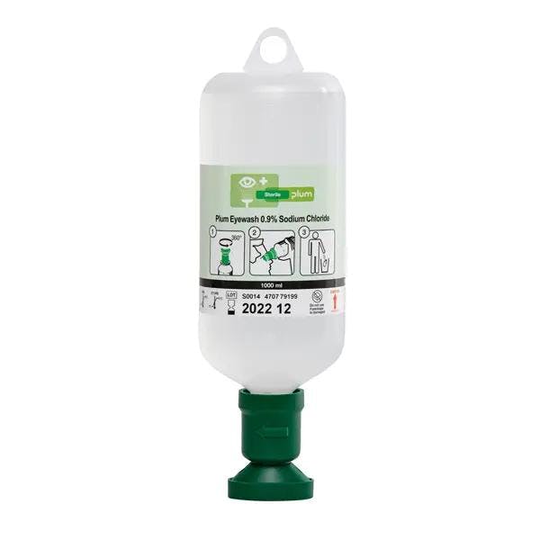 Plum Augenspülflasche - Zur Nachfüllung von Augenspülstationen oder mobilen Einzeleinsatz Produktbild Web Groß Detailbild 1 L