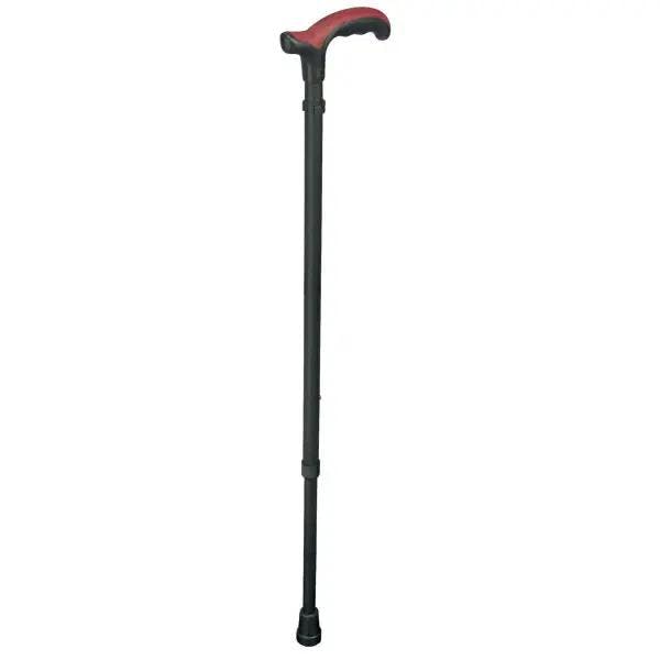 Derby Gehstock aus Leichtmetall mit weichem Comfort Soft Derbygriff - Rutschsicher Produktbild Web Groß Detailbild 1 L