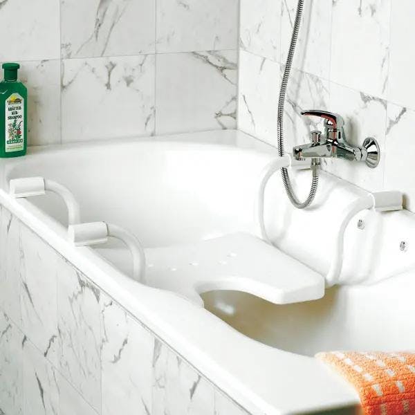 Badewannen-Einhängesitz - Mit stufenlos verstellbarem Gestell Produktbild