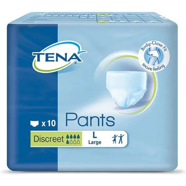 Tena Pants Discreet - Einweg-Slip und Einlage in Einem, tragbar wie normale Unterwäsche Produktbild Web Groß Detailbild 1 L