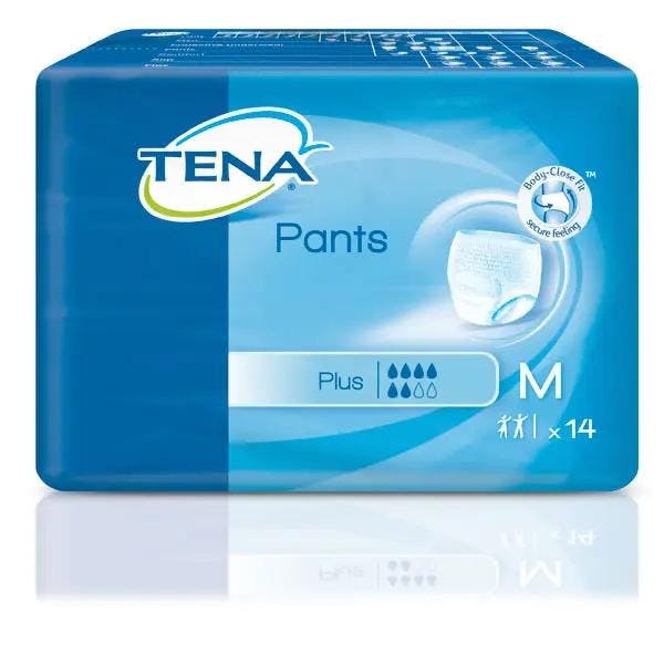 Tena Pants Plus - Saugfähige Einweghosen, die sich wie Unterwäsche tragen lassen Produktbild