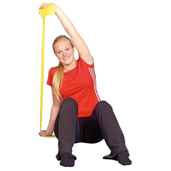 Theraband Therapie-Bewegungsband - Sehr flexibles Latex-Gummiband, farbcodiert Produktbild Web Groß Detailbild 1 L