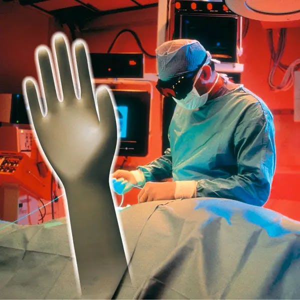 Radiaxon Strahlenschutz-Handschuhe - Verminderung der Belastung um Faktor II Produktbild Web Groß Detailbild 1 L