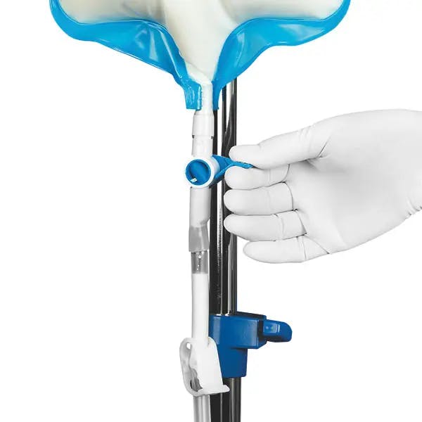 Top Fill Einlaufbeutel mit stufenlos regelbarem Absperrhahn - Volumen 3 Liter Produktbild Web Groß Detailbild 2 L