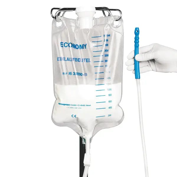 Economy Einlaufbeutel - Inklusive Darmrohr, Durchmesser 19 mm - Volumen 3 Liter Produktbild