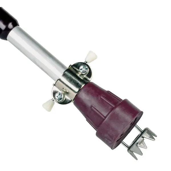Eisfuss Aufklappbar - Rostfreier Edelstahl mit 5 Zähnen, Ideal für Unterarm-Gehstützen Produktbild
