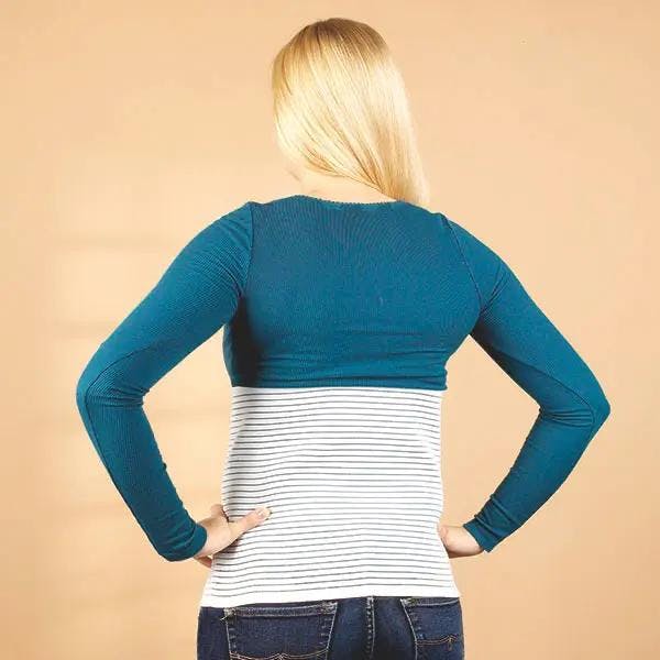 Abdominal postoperativer Stützverband - Sofort einsetzbar nach OPs, Prellungen, Brüchen Produktbild Web Groß Detailbild 1 L