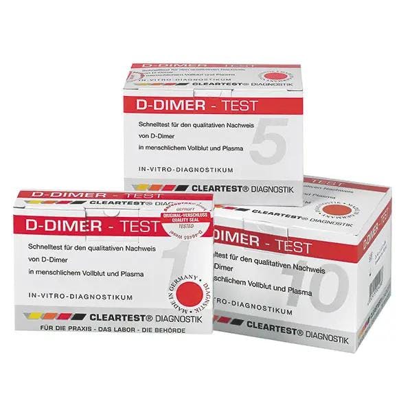 D-Dimer Test zur Anzeige einer Fibrinolyse - Bei Verdacht auf Thrombose oder Lungenembolie Produktbild