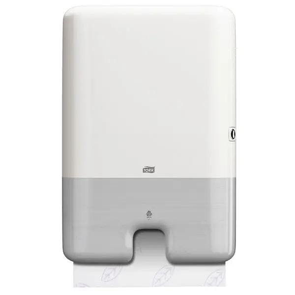 Tork H2 Elevation Falthandtuchspender Interfold - Mit Sichtfenster, abschließbar Produktbild Web Groß Detailbild 2 L