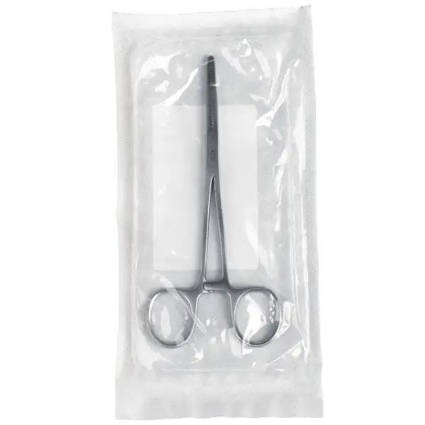 Klemme, gerade hemostatisch - Edelstahl, einzeln steril verpackt Produktbild Web Groß Detailbild 1 L