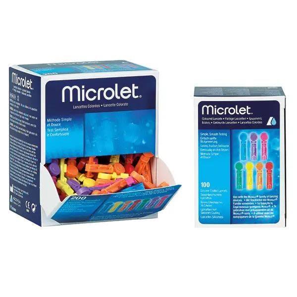 Microlet Lanzetten - Passend für alle Microlet Stechhilfen Produktbild Print Hauptbild L