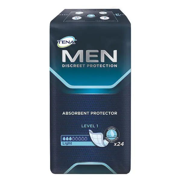 Tena Men Einlagen - Anatomisch geformt, hautfreundlicher Vliesstoff, hochsaugfähig Produktbild Web Groß Detailbild 2 L