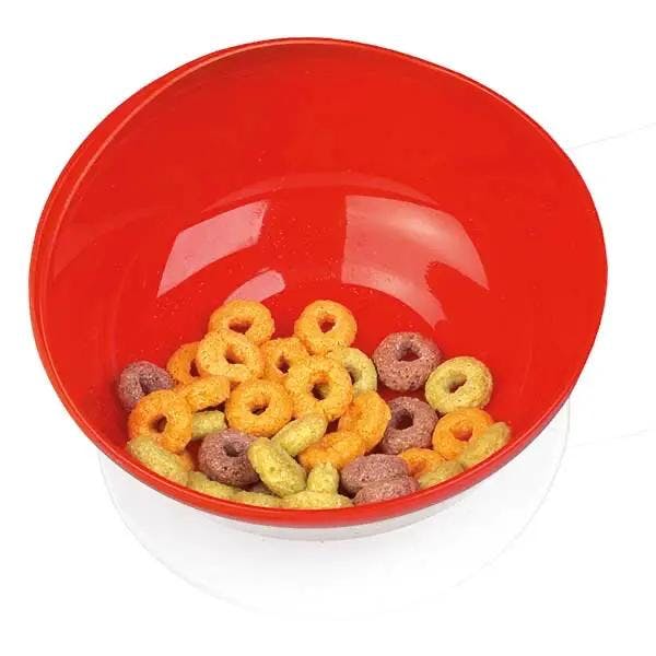 Schüssel auf Saugnapf - Rot, Durchmesser 12 cm Produktbild Web Groß Detailbild 2 L