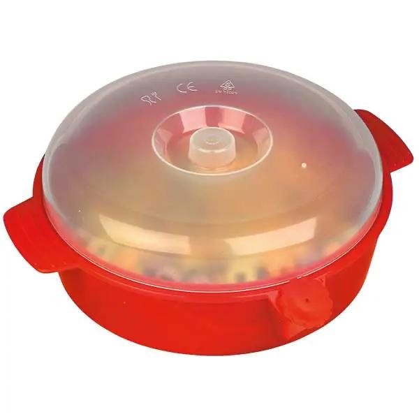 Warmhalteteller mit Deckel - Spülmaschinenfest, nicht mikrowellentauglich Produktbild Web Groß Detailbild 1 L