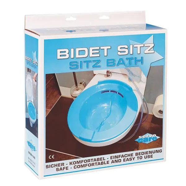 Bidet-Sitz mit Wasserreservoirbeutel 2 Liter - Komplett mit Beutel, Sprühdüse & Sitz-Bidet Produktbild Web Groß Detailbild 2 L