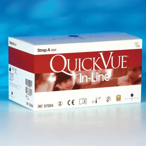 Quickvue Inline Strep-A Test - Schnelltest zum Nachweis von Streptokokken A-Antigenen Produktbild