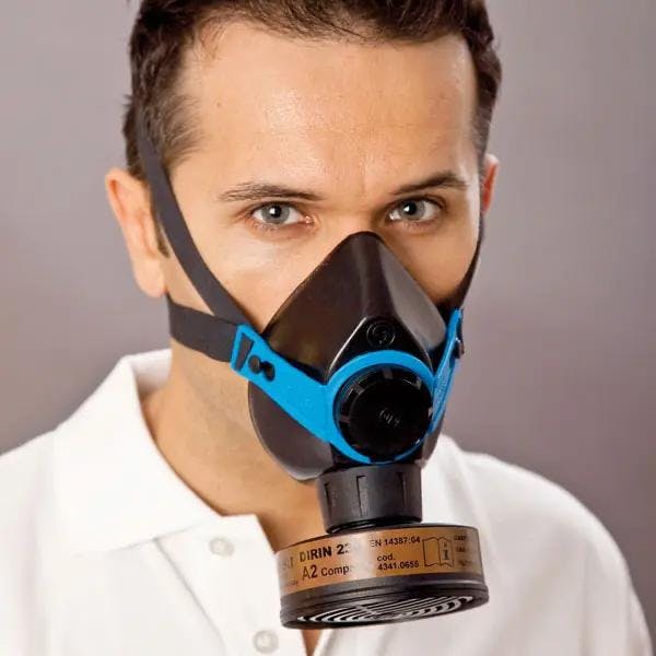 Atemschutz-Halbmaske Colorex Basic A2 -  Schutz gegen organische Gase und Dämpfe Produktbild Web Groß Detailbild 1 L