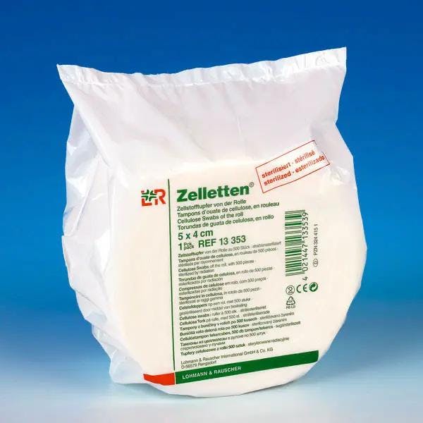 Zelletten - Zellstofftupfer von der Rolle aus Zellstoff DAB Produktbild